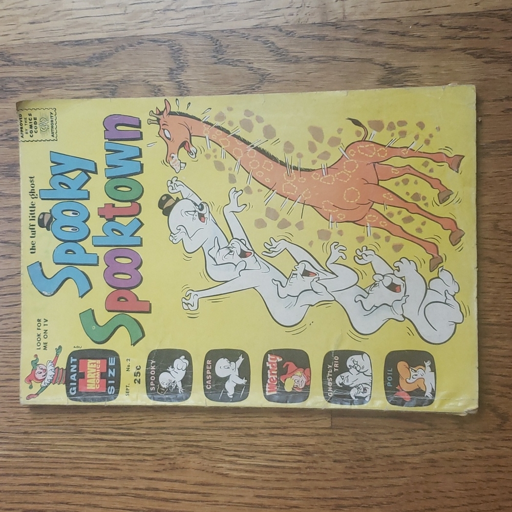 Vintage 60s Spooky Spooktown Harvey Comics Volume 1 No. 2 Casper Comic Book